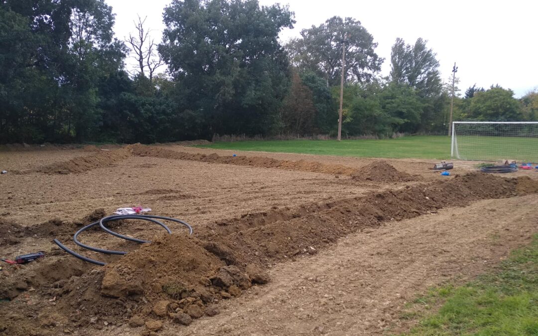 Arrosage terrain de football