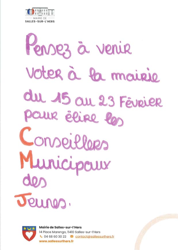 Conseil municipal des jeunes