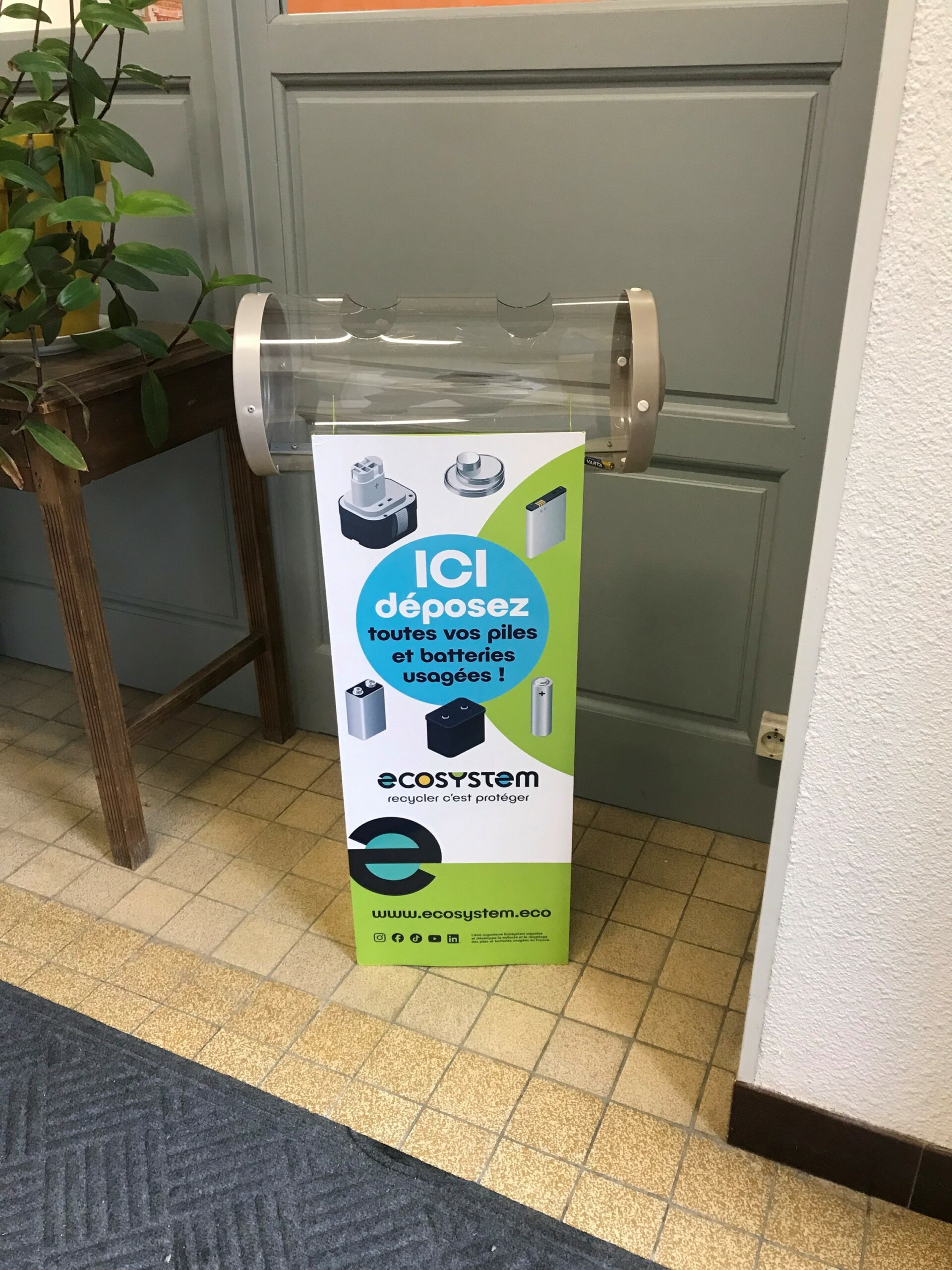 Piles et batteries usagées