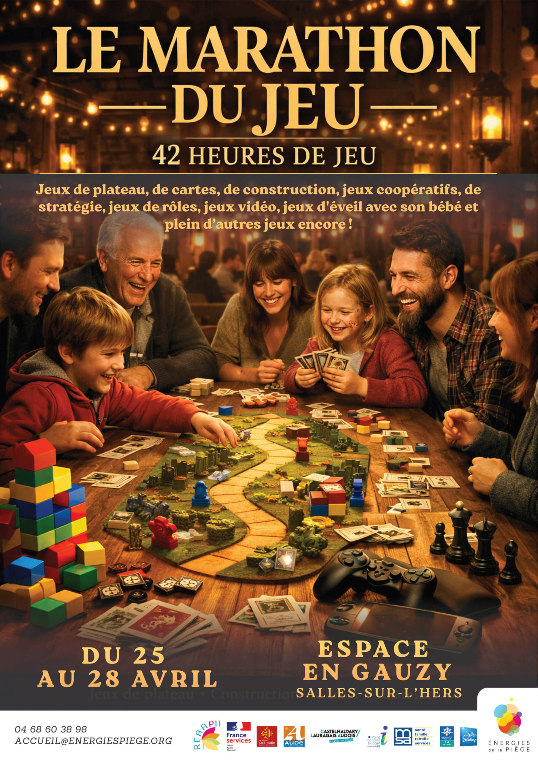 Affiche le marathon du jeu