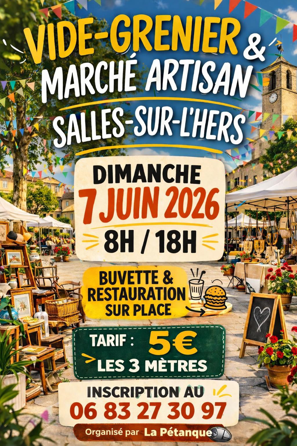 Vide grenier et marché artisan