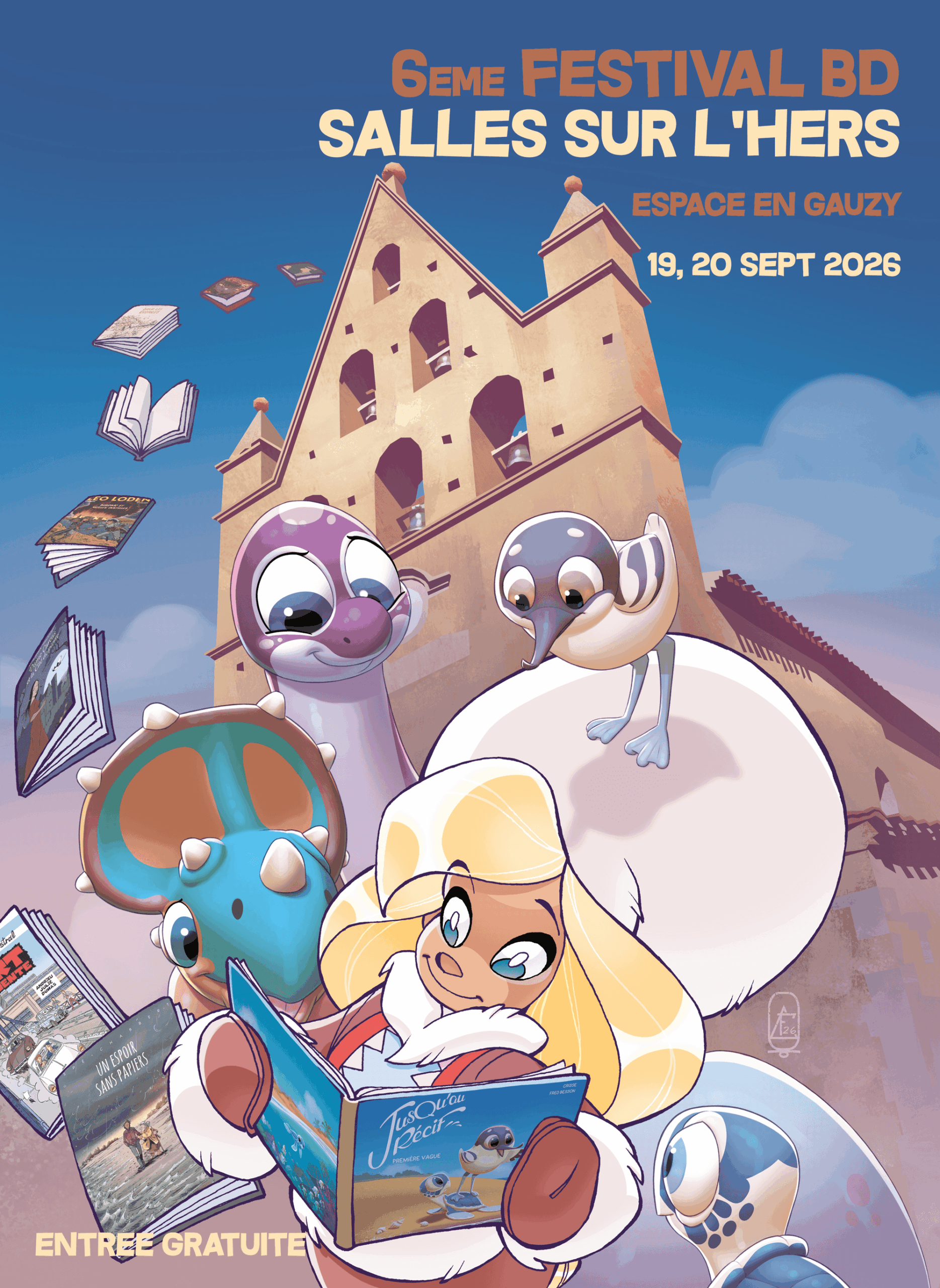 Affiche Festival de la BD 6 ème édition à Salles-sur-l'Hers